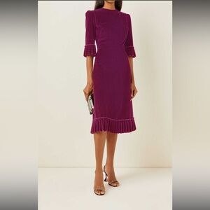 The Vampire’s Wife - The Festival Cotton Corduroy Midi Dress